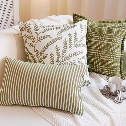 Botanical Patterned Decorative Pillow