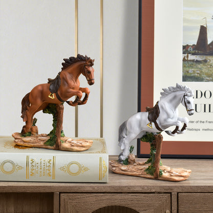 Horse Jumping Figurine Homeandso
