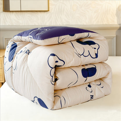 Playful Cartoon-Themed Quilted Comforter