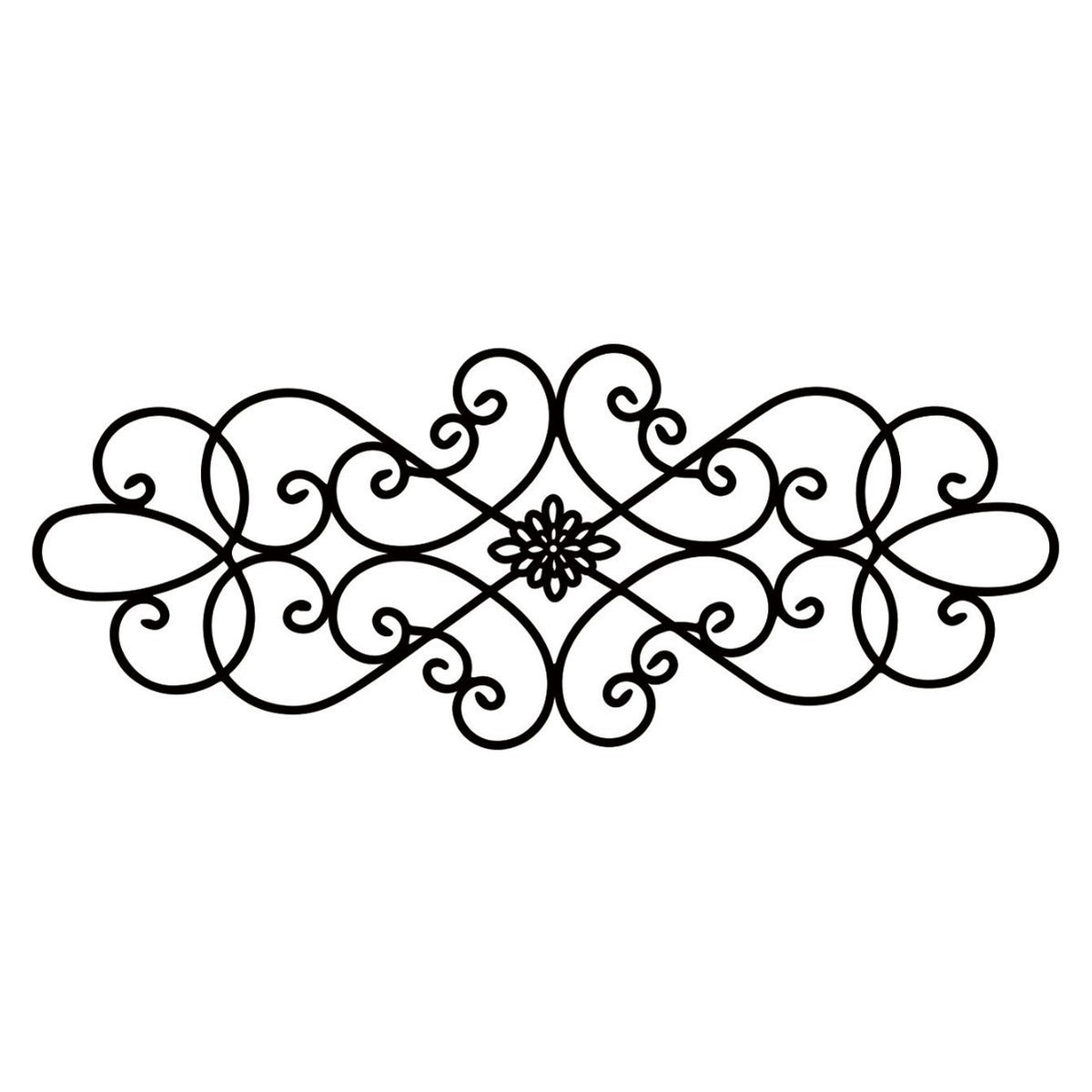 Decorative Scroll Metal Wall Art Homeandso