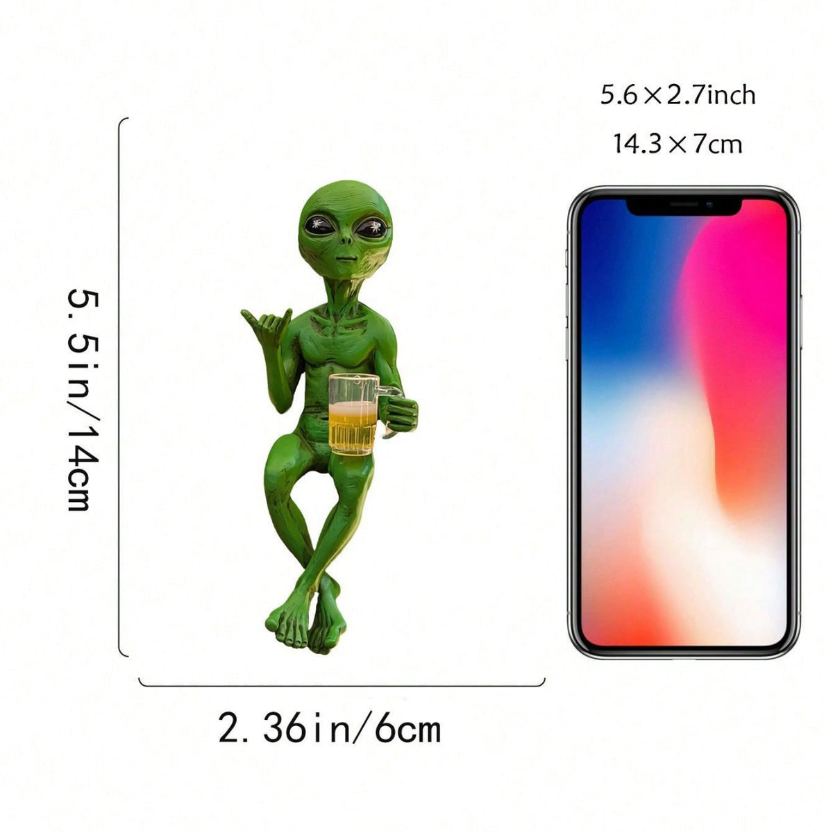 Alien-Inspired Decorative Figurine Homeandso