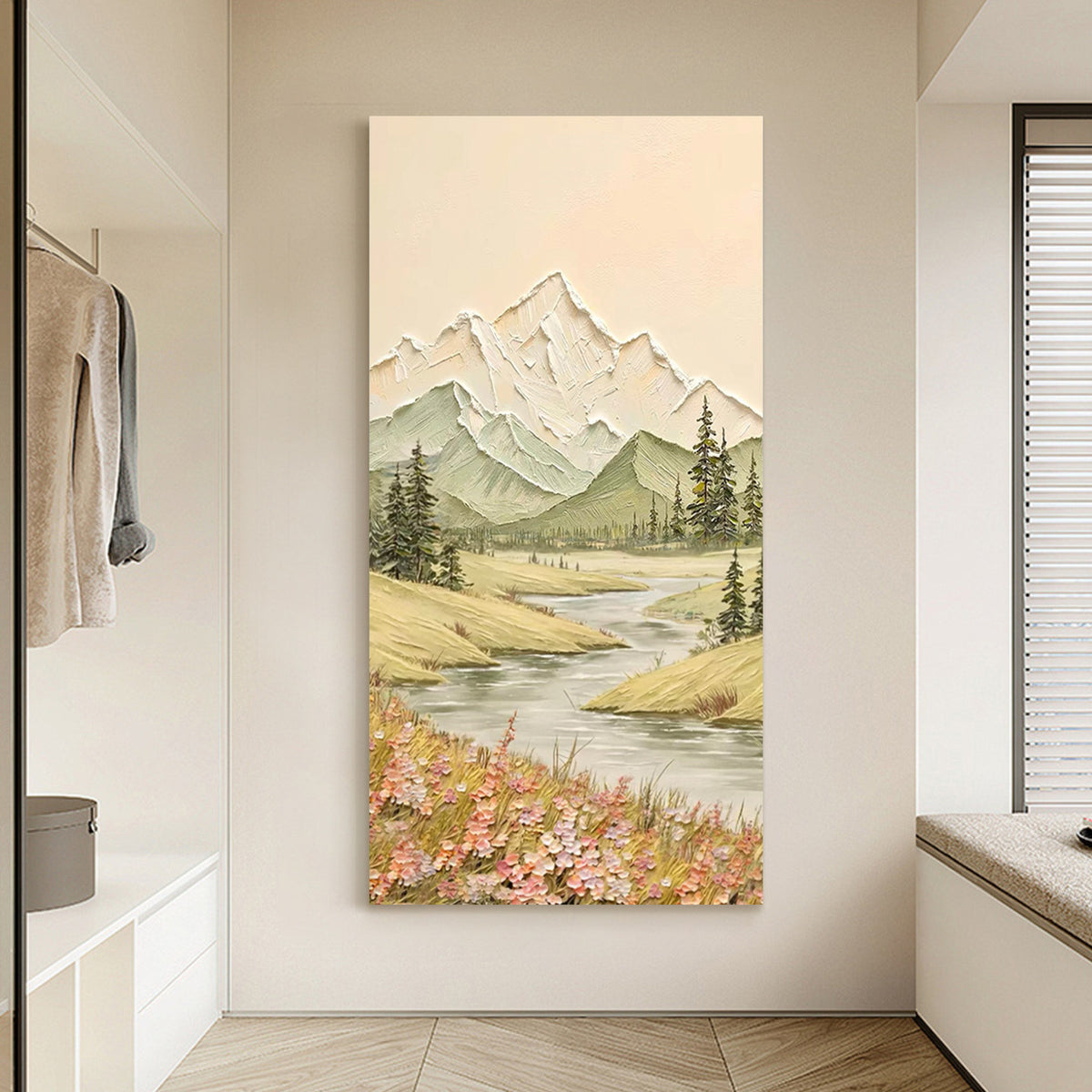 Textured Mountain Landscape Canvas Art Homeandso 1789034896