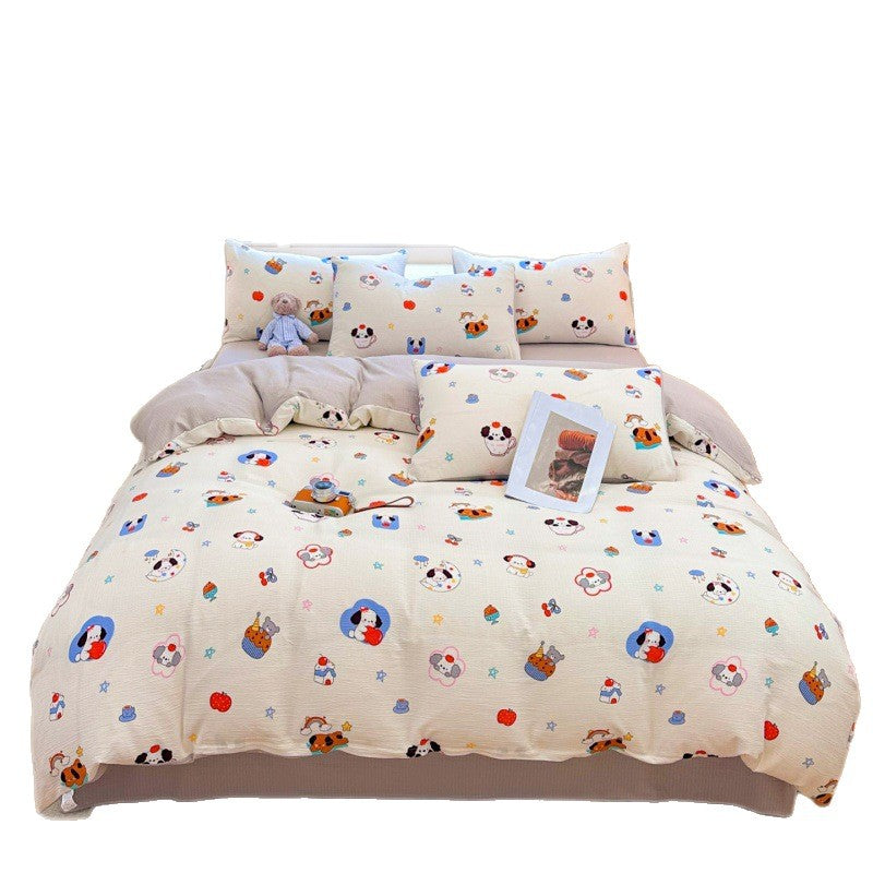 Playful Cartoon-Themed Bedspread Set Homeandso
