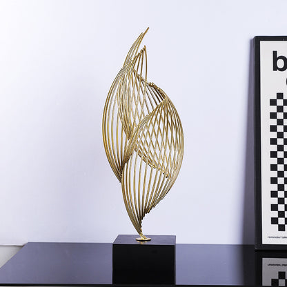 Elegant Decorative Spiral Sculpture Homeandso