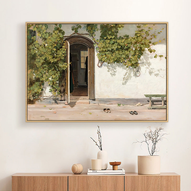 Framed Classic Impressionist Landscape Art Homeandso