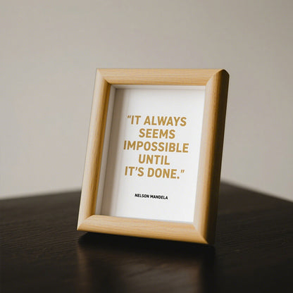 Inspirational Quote Frame