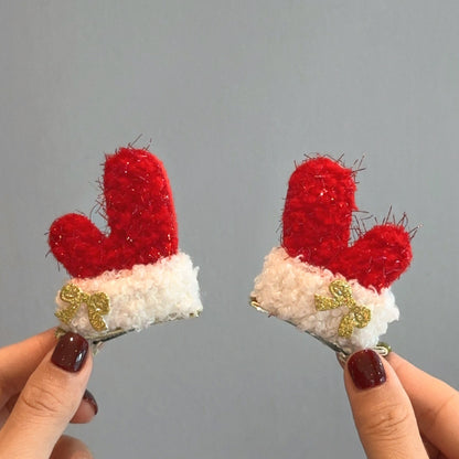 Festive Holiday-Themed Santa Hat Accessory