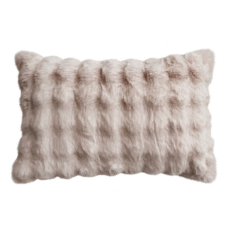 Pluche Textuur Decoratieve Kussen