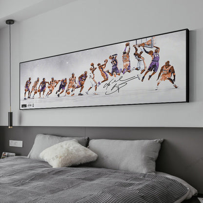 Men's Stylish Basketball Action Wall Art Print Homeandso