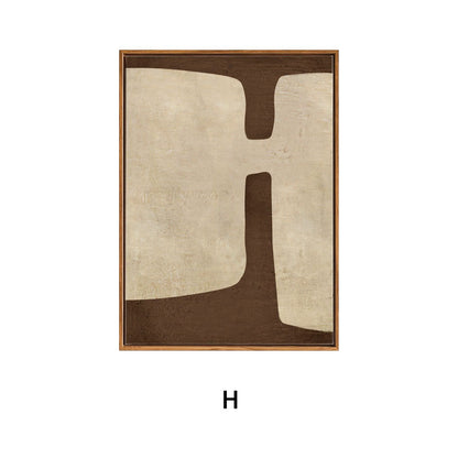 Abstract Minimalist Framed Artwork Homeandso