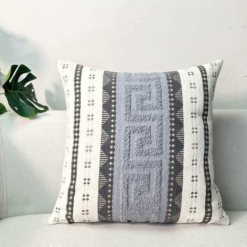 Textured Bohemian Decorative Cushion