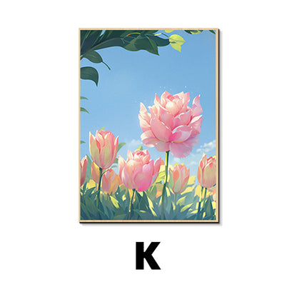 Floral Botanical Print Wall Art Homeandso