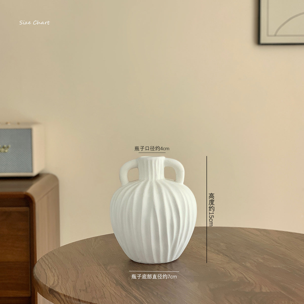 Decorative Ceramic Vase for Home Floral Display