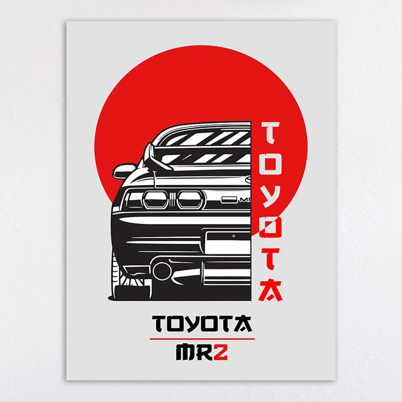 Automotive Art Print Homeandso