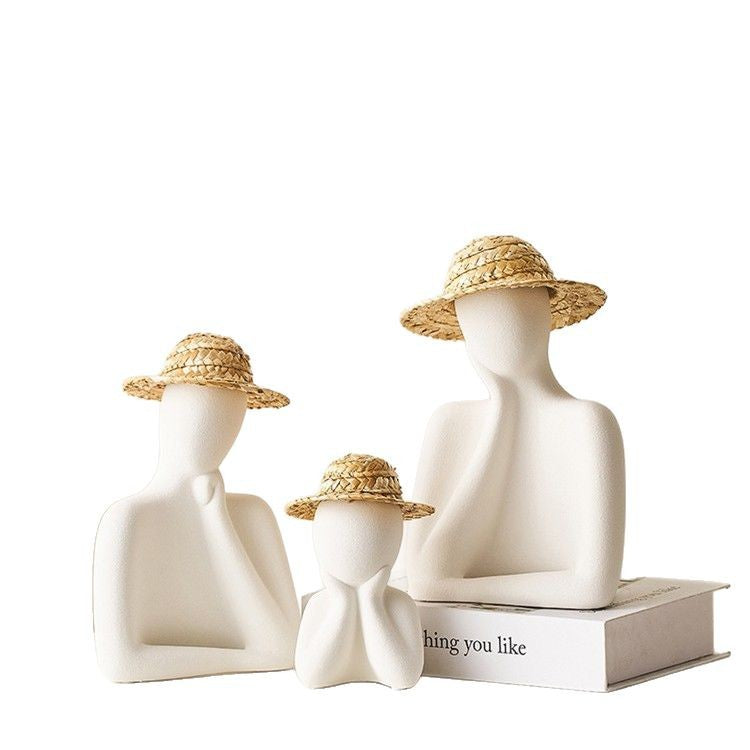 Contemplative Pose Decorative Figurine Homeandso