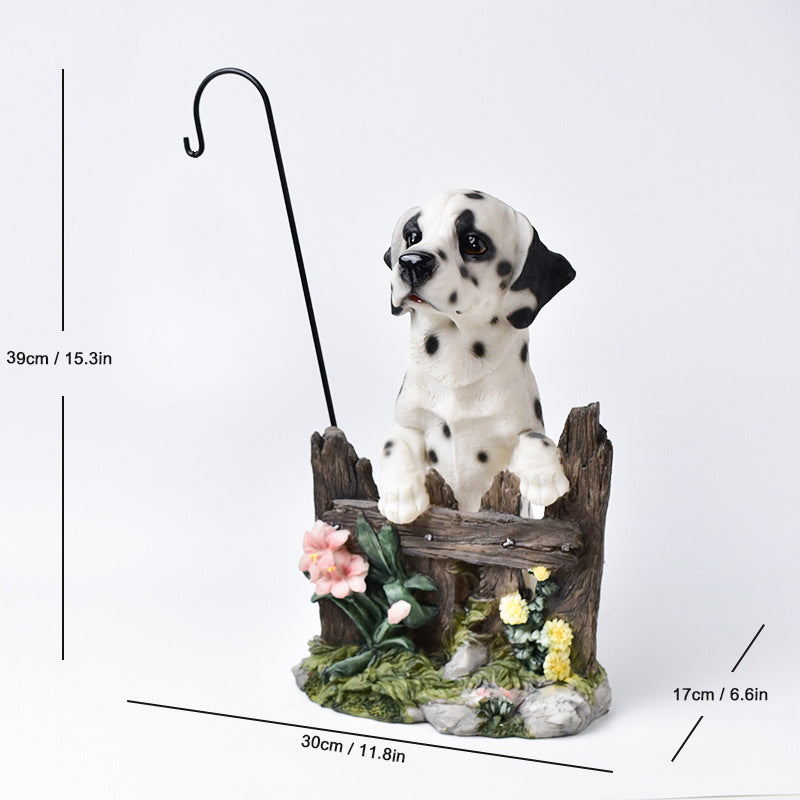 Garden Decor Dog Statue Homeandso