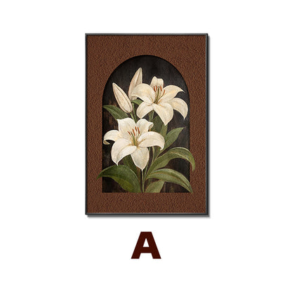 Floral Embellished Framed Wall Art Homeandso