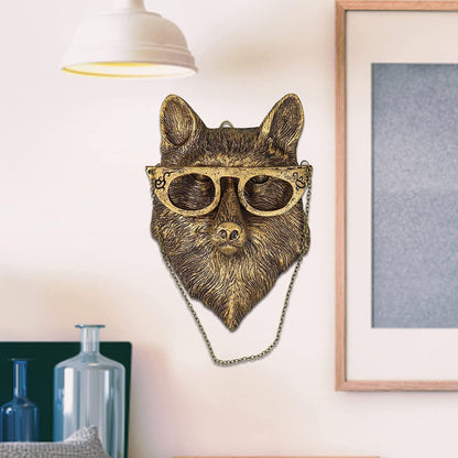 Decorative Wolf Head Phone Holder Homeandso