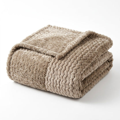 Luxueuze Textuur Fleece Deken