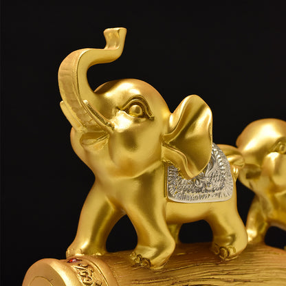 Decorative Elephants Family Figurine Homeandso