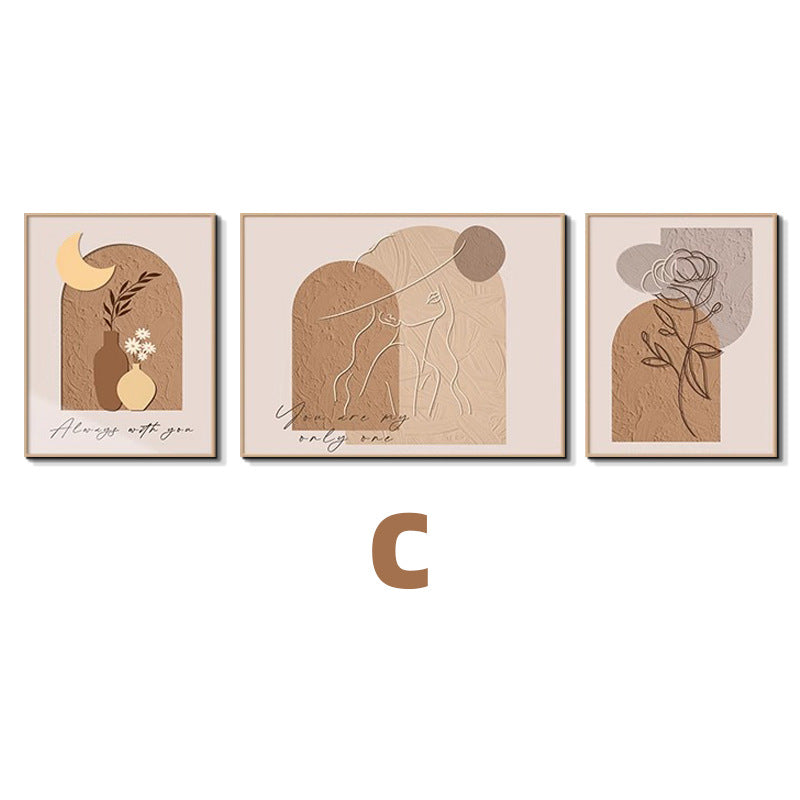Decorative Three-Piece Art Print Set Homeandso