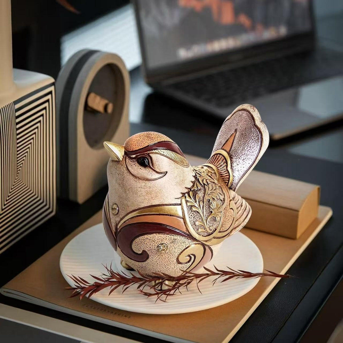 Decorative Bird Figurine Homeandso