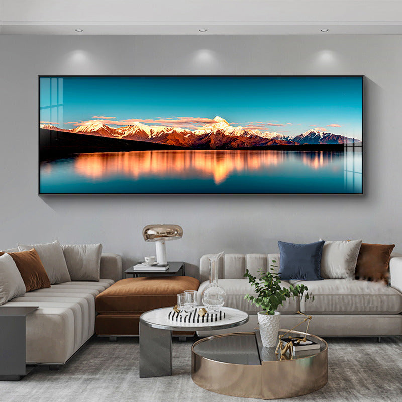 Framed Mountain Landscape Artwork Homeandso