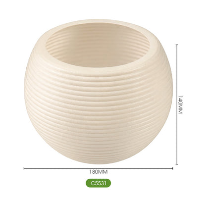 Contemporary Round Plant Pot Homeandso
