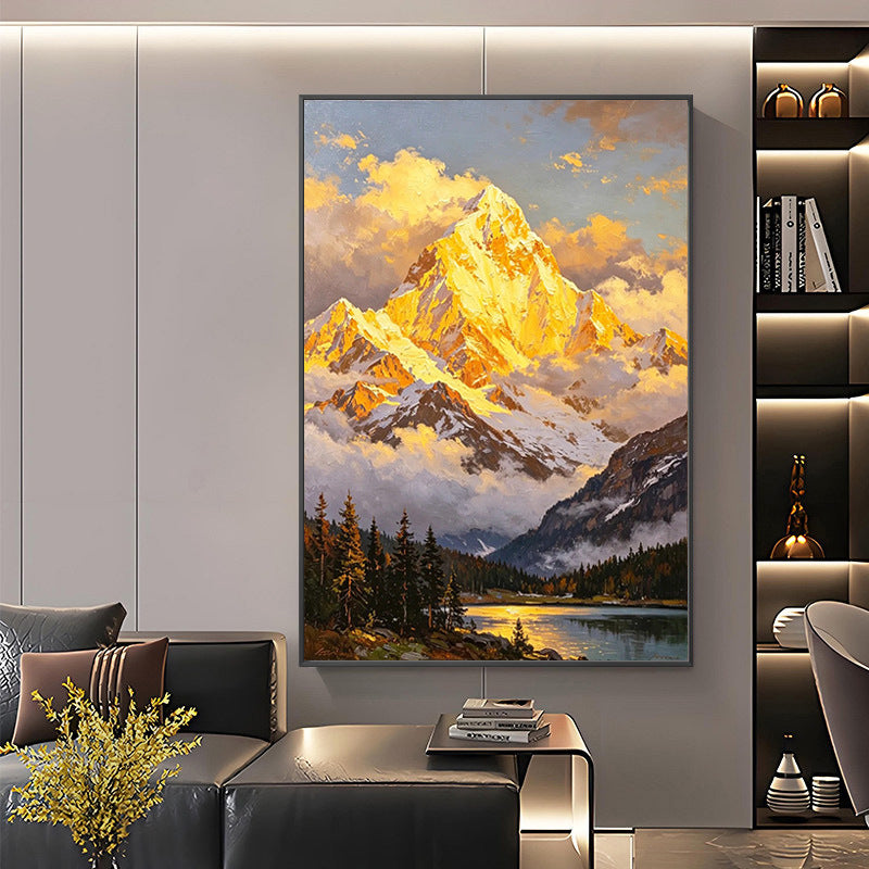 Majestic Mountain Range Canvas Art Homeandso
