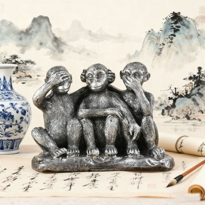 Decorative Three Wise Monkeys Figurine Homeandso