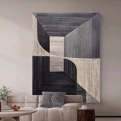 Abstract Geometric Area Rug Homeandso