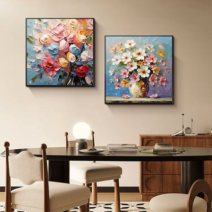 Floral 3D Textured Canvas Wall Art Homeandso