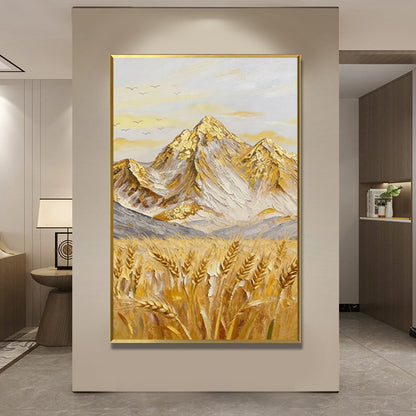Textured Mountain Landscape Canvas Wall Art Homeandso 1789034951