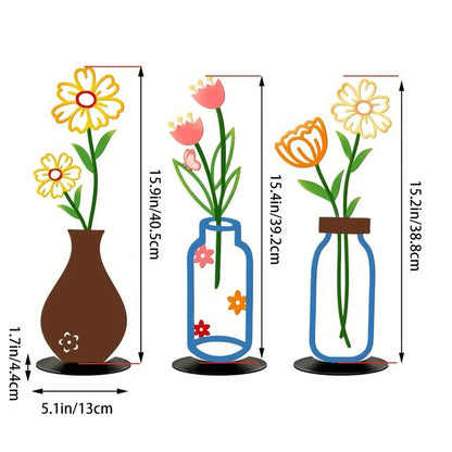 Decorative Metal Flower Holder Homeandso