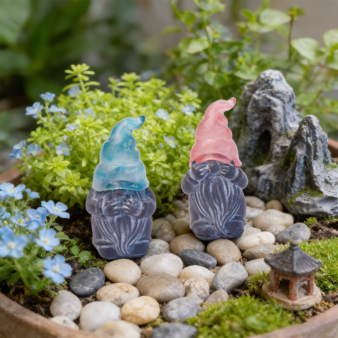 Decorative Garden Gnome Stakes Homeandso