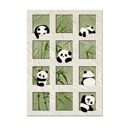 Decorative Panda-Themed Wall Art Homeandso