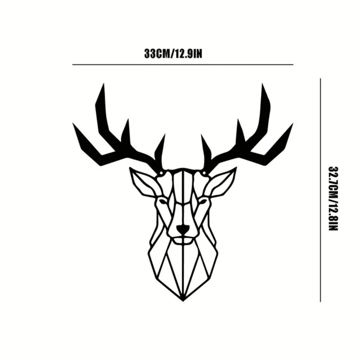 Geometric Deer Wall Art Homeandso