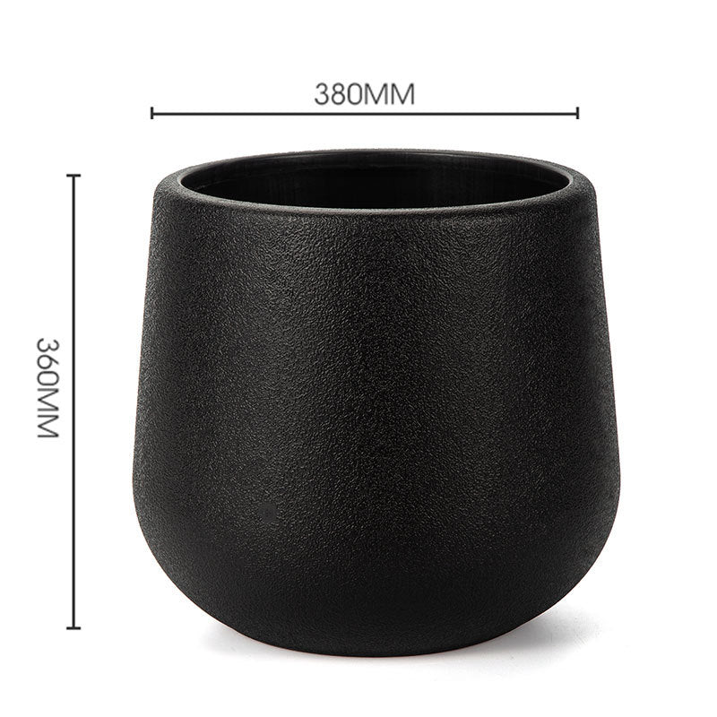 Textured Round Modern Planter Homeandso
