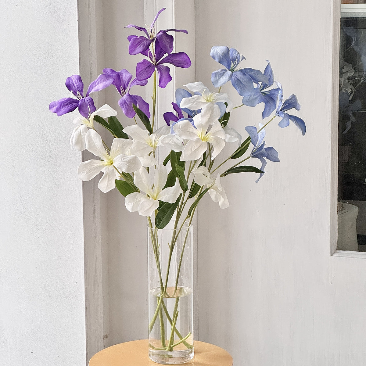 Premium Fabric Floral Stem Arrangement