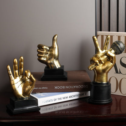 Home Decor Sculptural Hand Gesture Figurine Homeandso