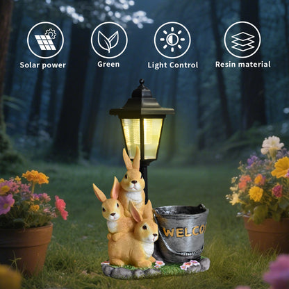 Decorative Rabbit Lantern Homeandso