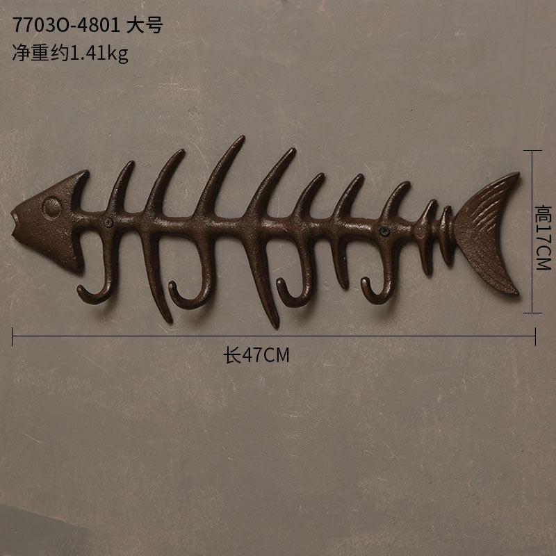 Decorative Fish Bone Wall Hook Homeandso