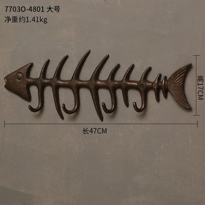 Decorative Fish Bone Wall Hook Homeandso