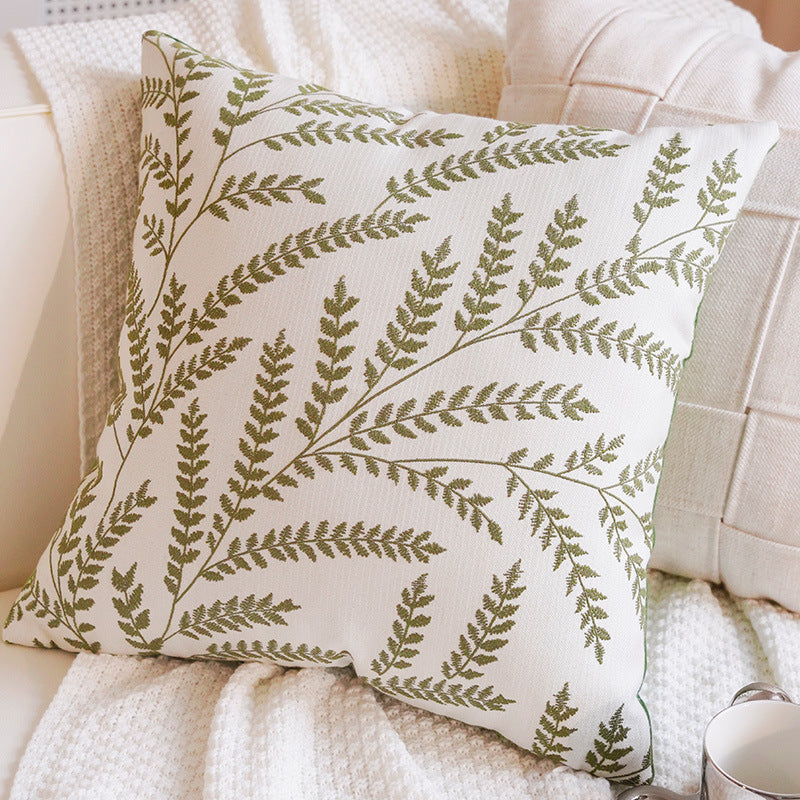 Botanical Patterned Decorative Pillow