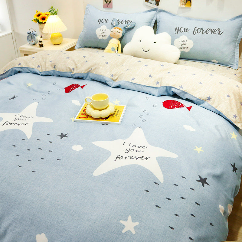 Fun Cartoon-Themed Duvet Cover Set Homeandso