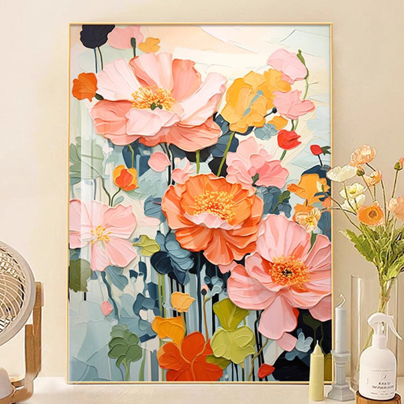 Floral Abstract Canvas Artwork Homeandso