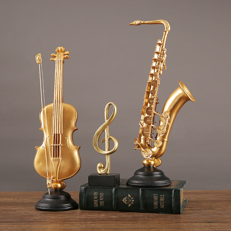 Decorative Violin Figurine Homeandso