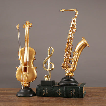 Decorative Violin Figurine Homeandso