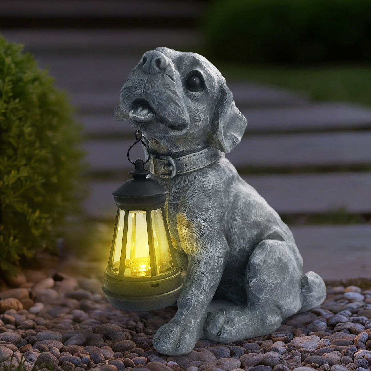 Decorative Dog Family Lantern Homeandso