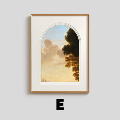 Aesthetic Framed Landscape Art Print Homeandso